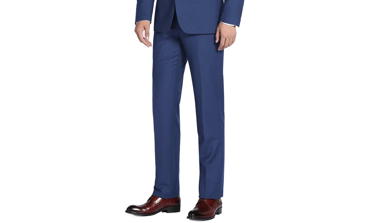 royal blue slim fit dress pants Tapered Classic Fit In Mens Dress Pants Formal Wear For Men
