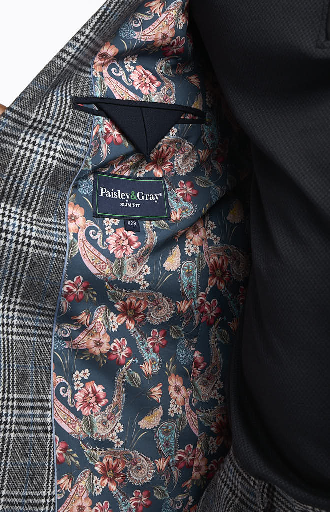 Black Arctic Blue Check