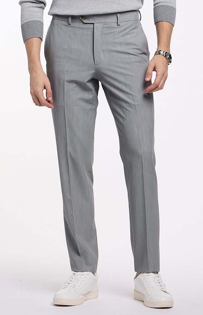Construct Grey Bistretch Dress Pants 29x34 / Grey | Stately Men Construct Grey Bistretch Dress Pants 29x34 / Grey | Stately Men