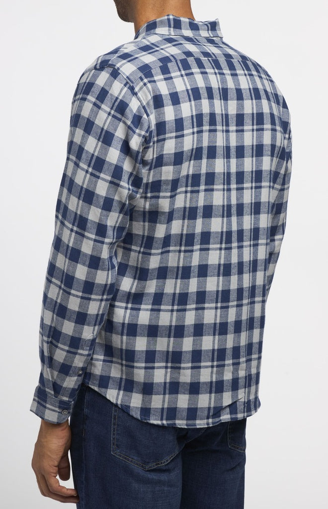 Grey Navy Check
