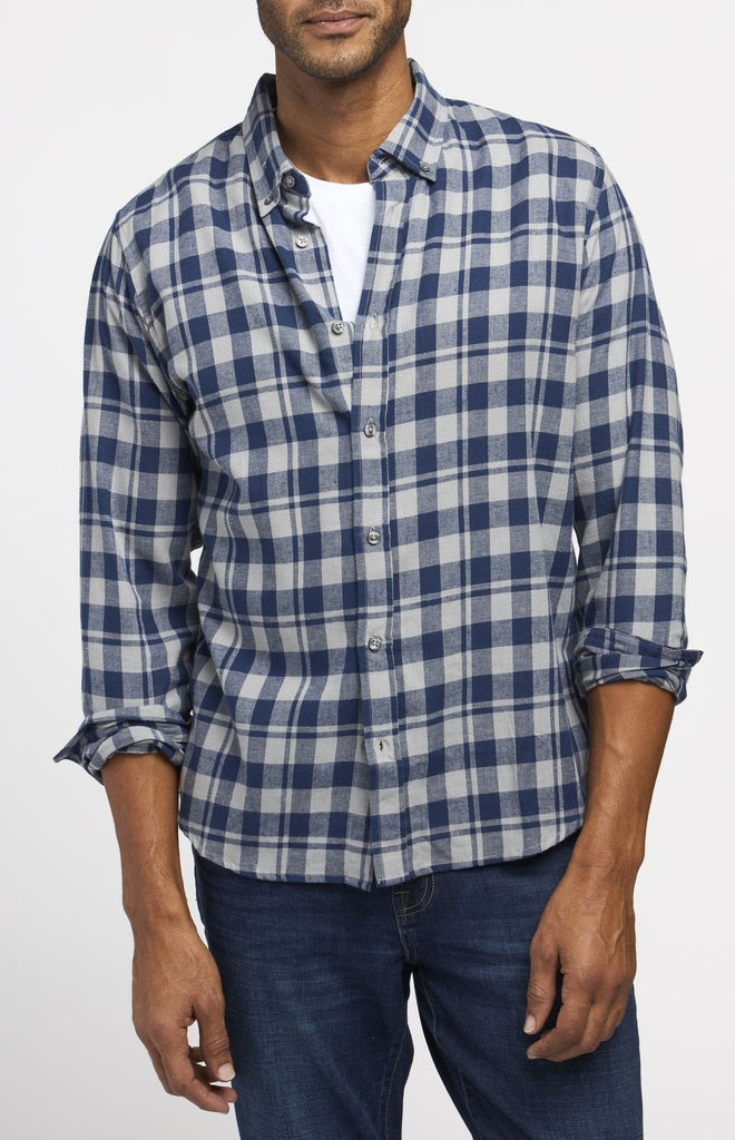 Grey Navy Check