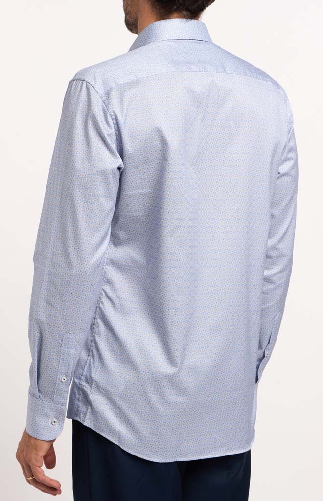 Print Brown Blue
