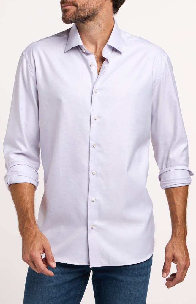 Eterna Structured Twill Modern Fit Dress Shirt