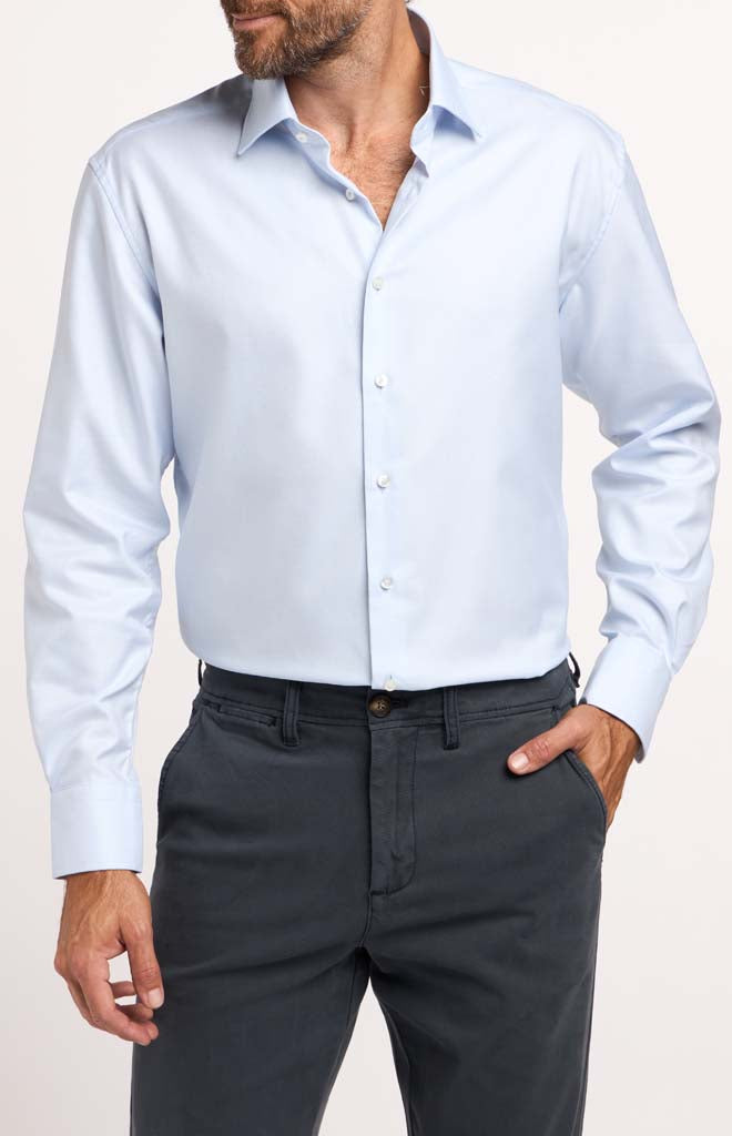 Eterna Structured Twill Modern Fit Dress Shirt