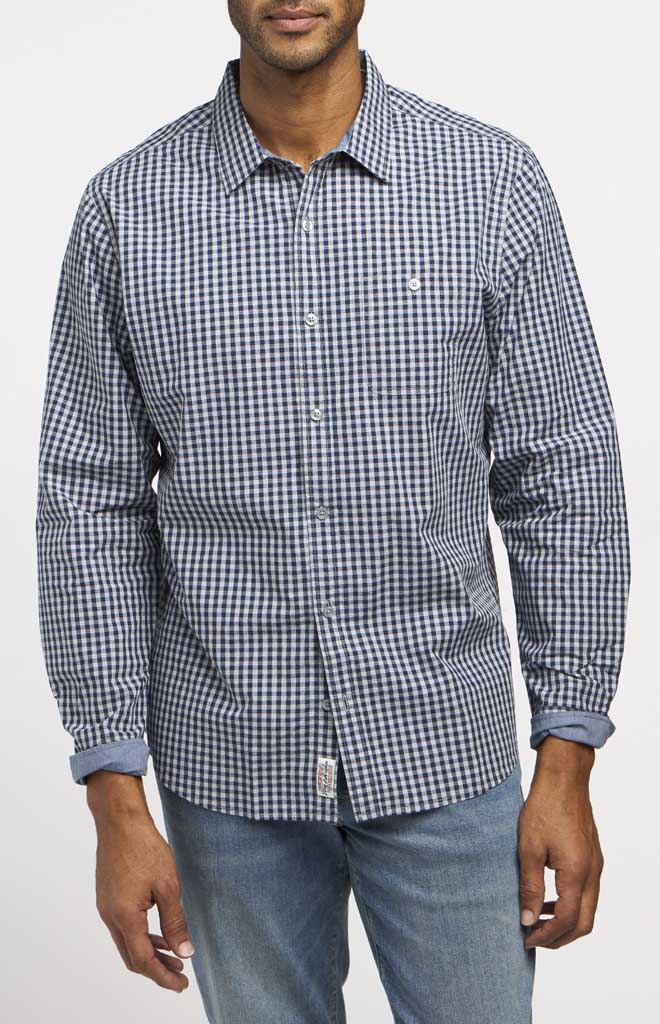 Navy Gingham