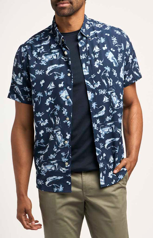 Navy Vacay Print