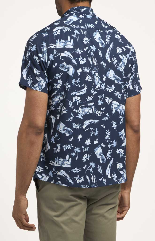 Navy Vacay Print
