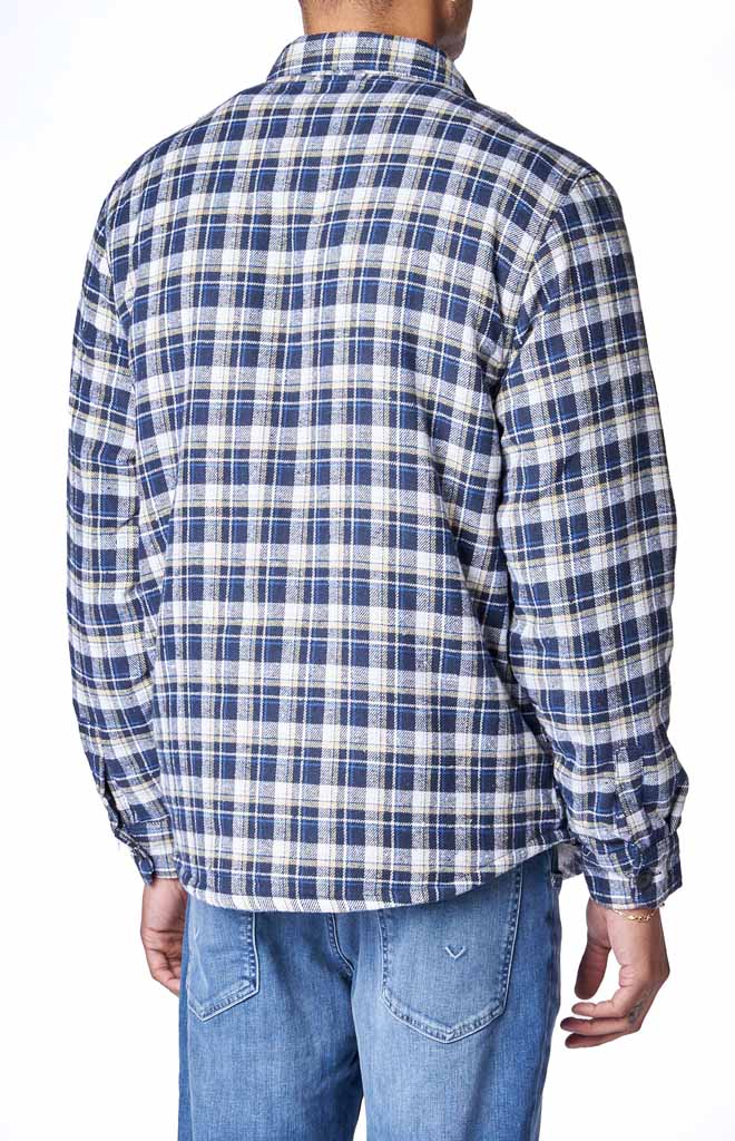 Jachs NY Recycled Flannel Shirt Jacket W Sherpa Lining