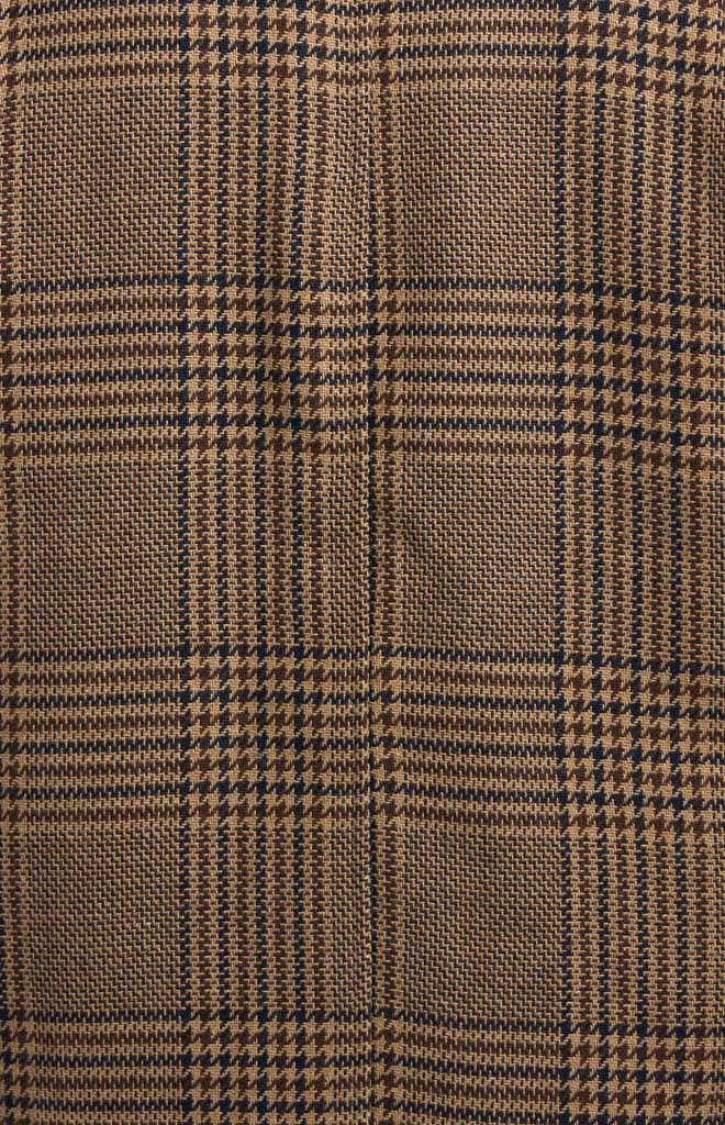Brown Blue Glen Plaid
