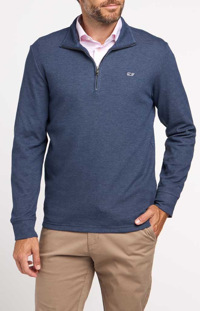 ワイリー Vineyard Vines Saltwater Quarter-Zip Pullover – Stately