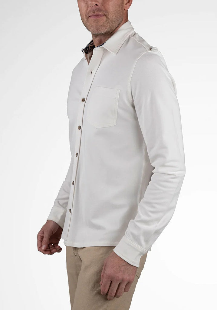 White Birdseye Pique