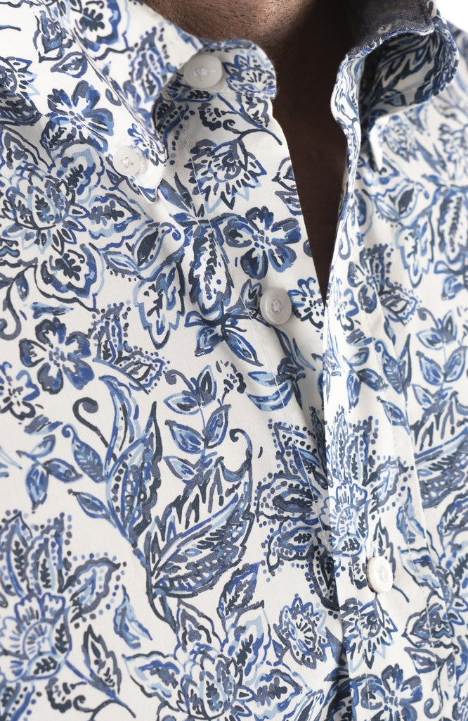 Indigo Paisley
