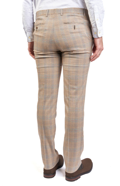 Tan Grey Plaid