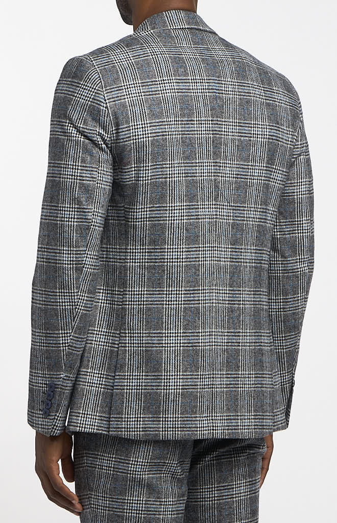 Black Arctic Blue Check