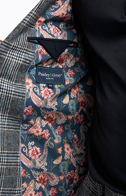 Black Arctic Blue Check