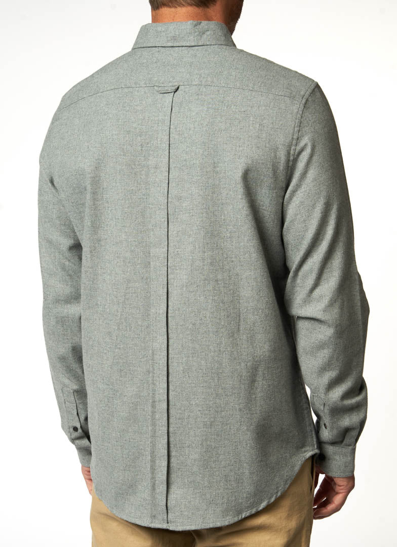 Ben Sherman Long-Sleeve Twill Flannel Shirt – StatelyMen
