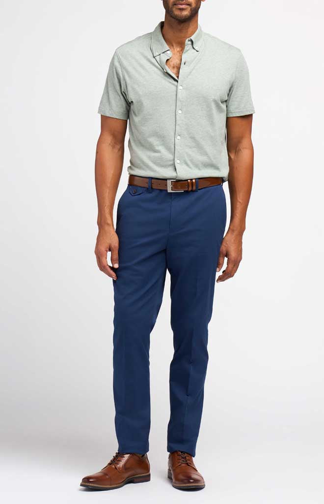 bonobos stretch cotton dress pants Bonobos Stretch Weekday Warrior Dress Pants Monday Blue Byron & Barclay