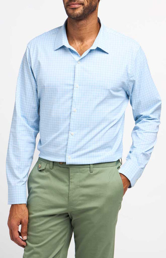 Ice Blue Plaid