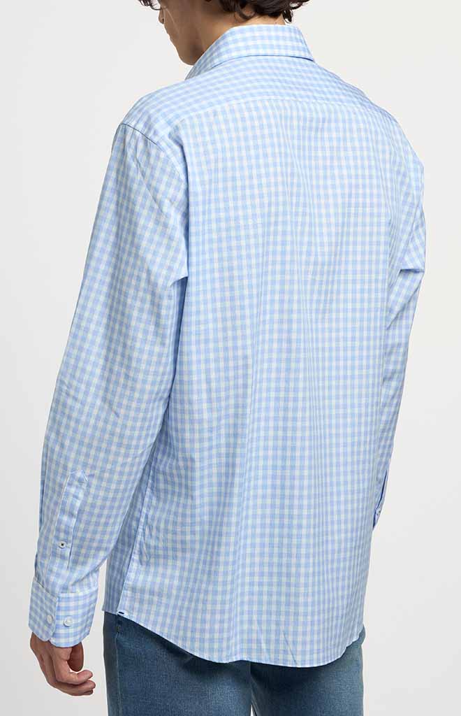 Blue White Fleetwood Check