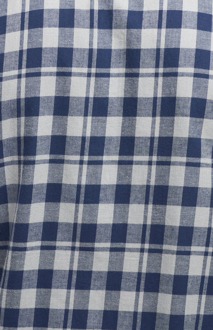 Grey Navy Check