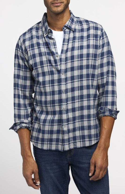 Grey Navy Check