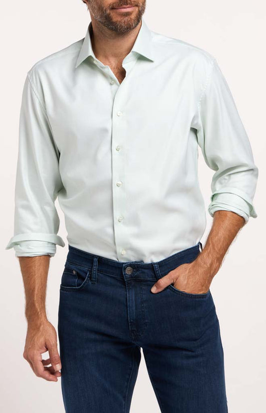 Eterna Structured Twill Modern Fit Dress Shirt