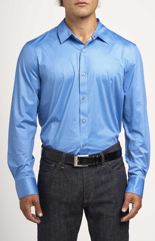 Midfield Brand Flag & Anthem Midfield Geo Dot Long-Sleeve Shirt – Stately