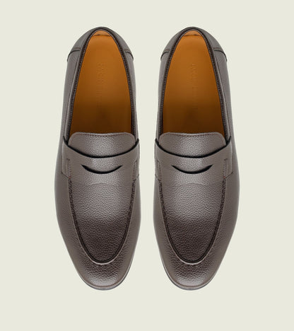 Brown Pebble Leather