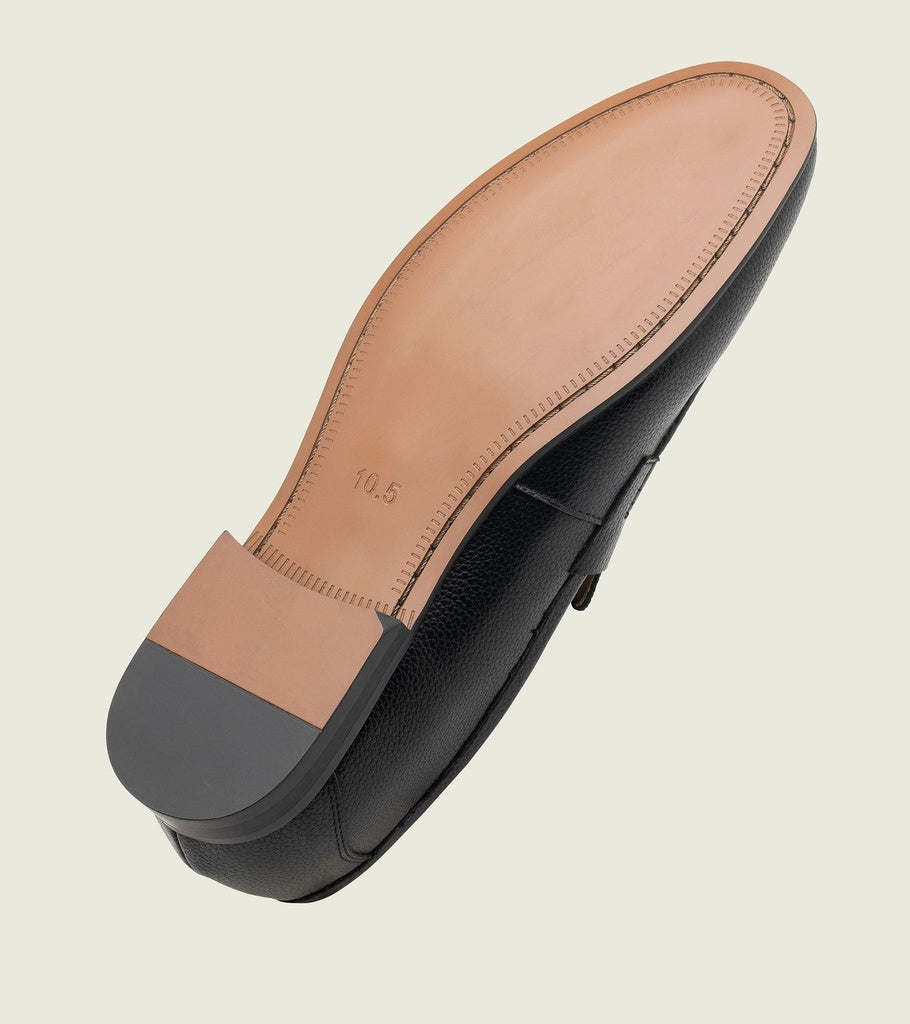 Black Pebble Leather