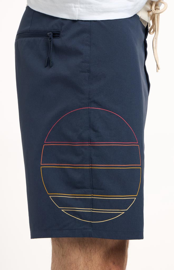 Navy Sunset Icon