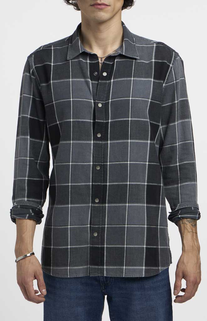 Black Indigo Check