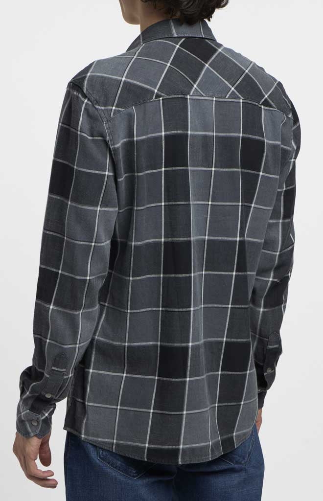 Black Indigo Check