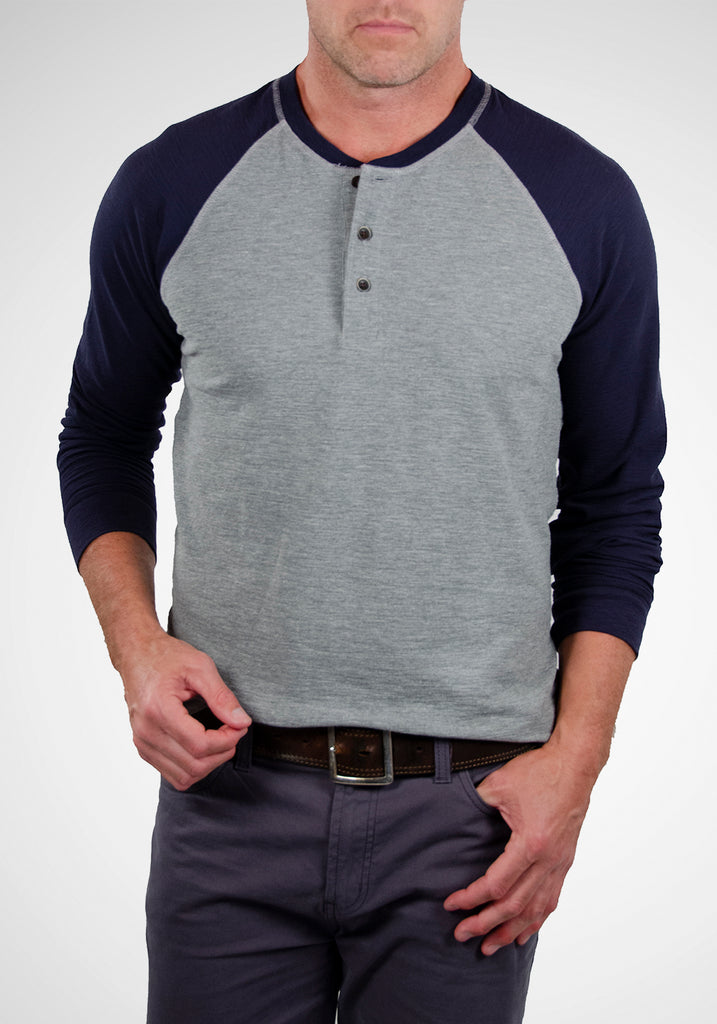 Med Grey/Navy Heather