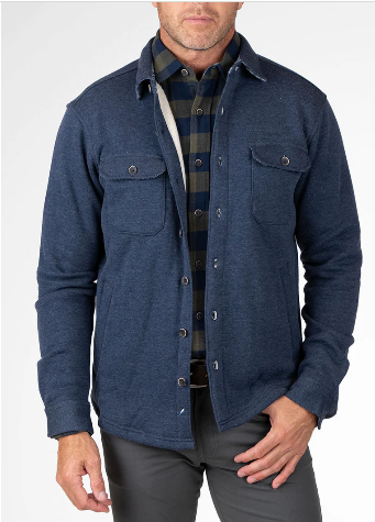 Tailor Vintage Sherpa Lined Flannel Shirt Jacket