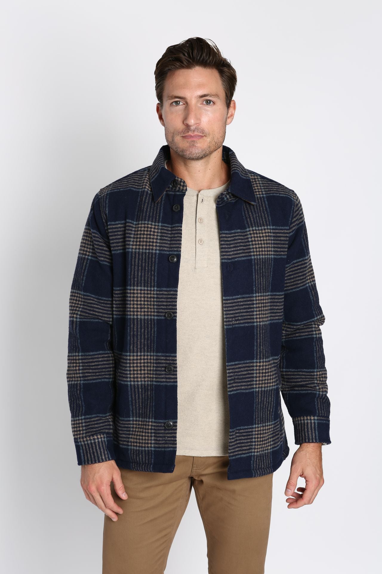 JACHS NY Sherpa Lined Wool Jacket – StatelyMen