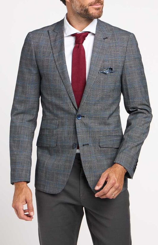 Blue/Black Plaid