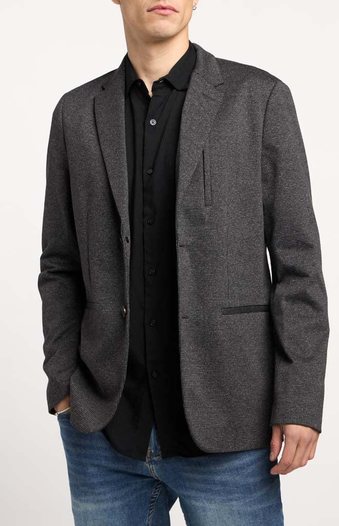 Black Herringbone