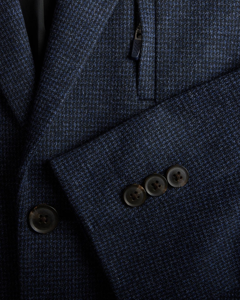 True Navy Herringbone
