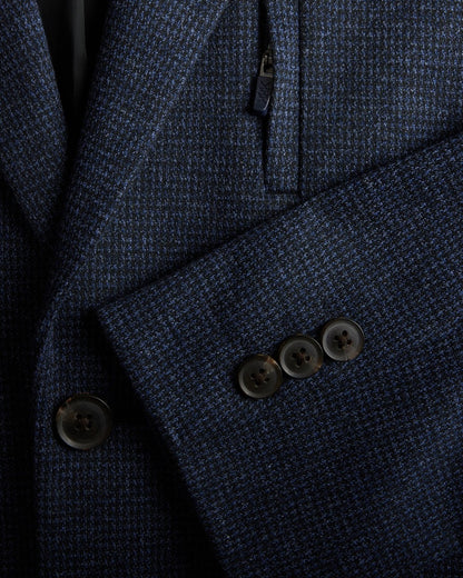True Navy Herringbone