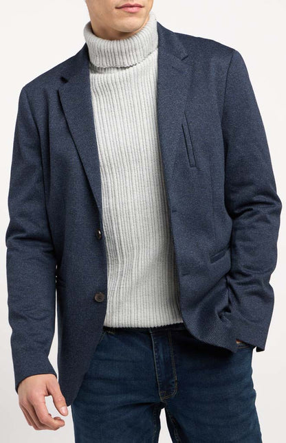 True Navy Herringbone