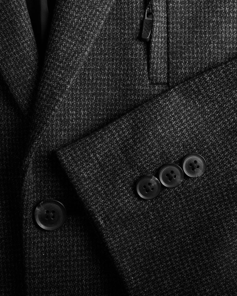 Black Herringbone