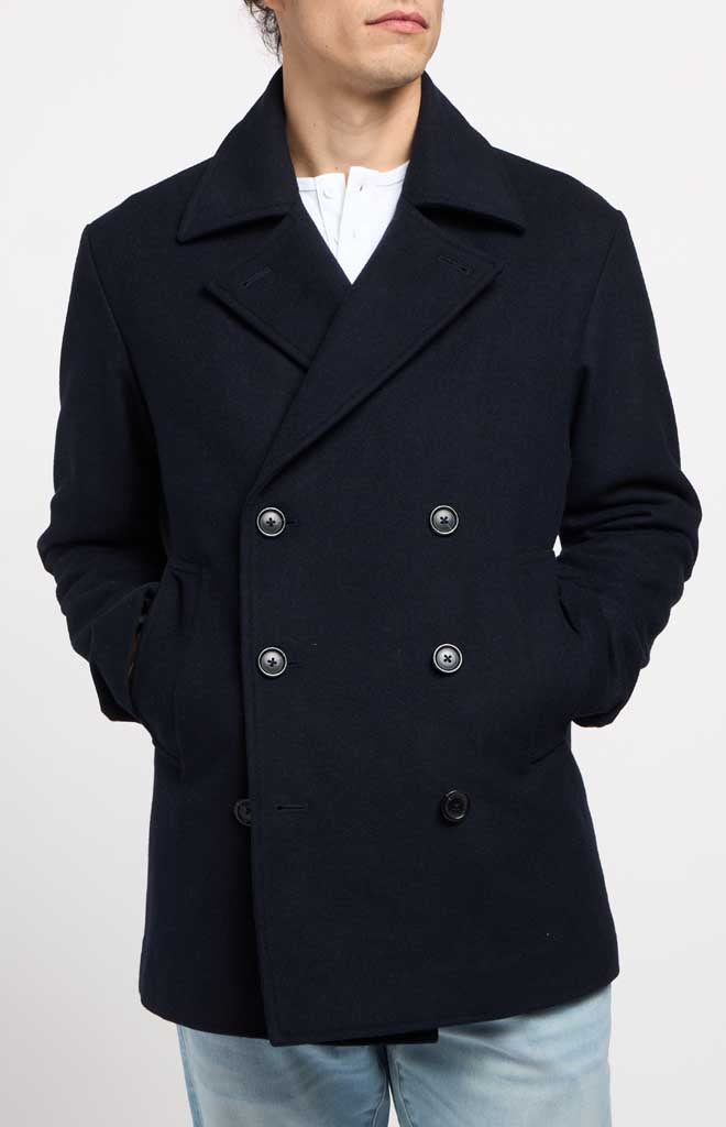 Slate & Stone Padded Dock Peacoat – Stately