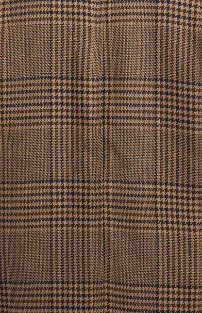 Brown Blue Glen Plaid