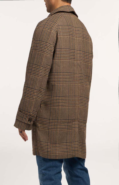 Brown Blue Glen Plaid