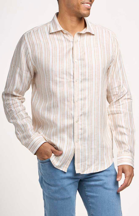 Stitch Note The Dylan Long-Sleeve Linen Shirt