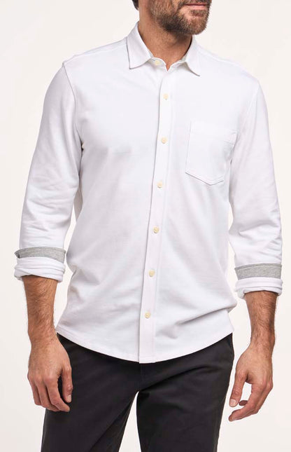 White Birdseye Pique