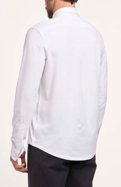 White Birdseye Pique