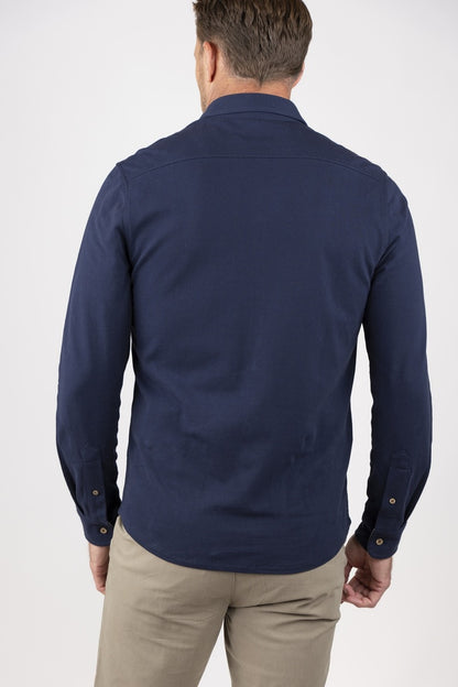 Navy Blazer Pique