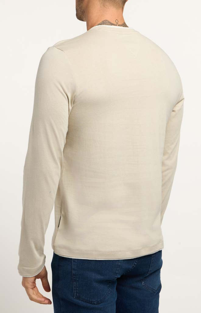 Vince Camuto Soft Jersey Long-Sleeve Layered Tee – Stately