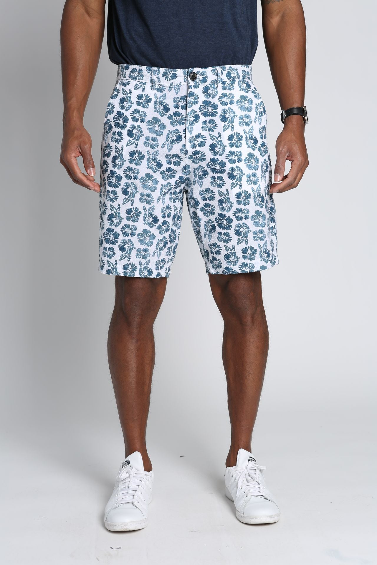 Jachs NY Floral Print Seersucker Shorts – StatelyMen